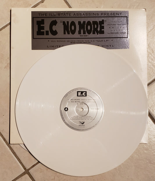 E.C Illa - No More / On ill 12" White Vinyl